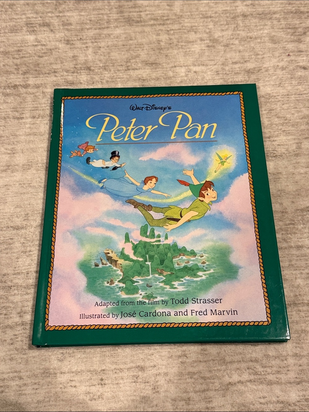 Walt Disney's Peter Pan Hardcover Book great condition